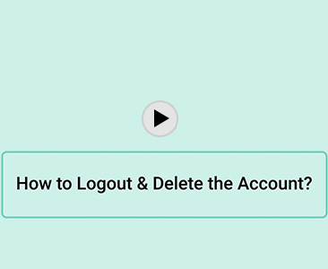 How to log out or delete your user account