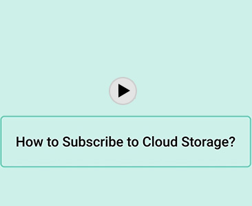How to subscribe to cloud storage