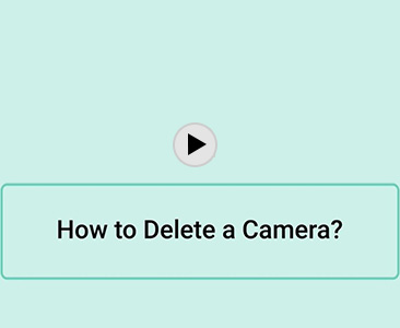 How to delete a camera