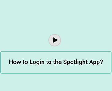 How to log in to the spotlight App