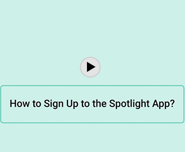 How to sign-up for the spotlight app